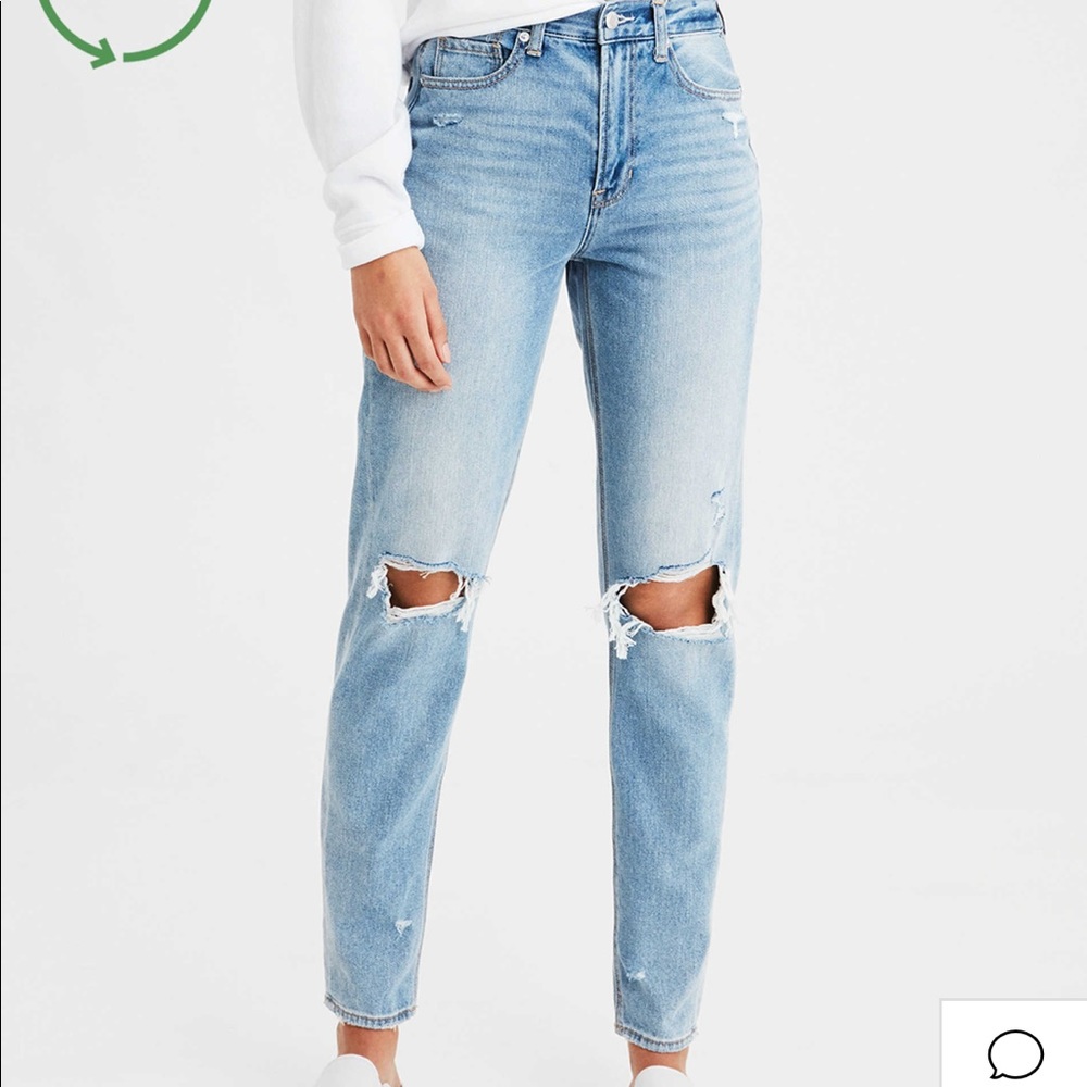 High rise mom jean